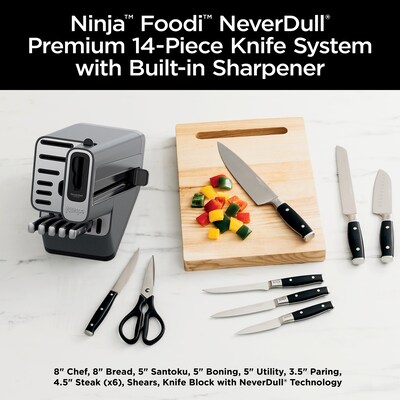 Ninja Foodi NeverDull Premium K32014  Knife Set, 14 Pieces (K32014)