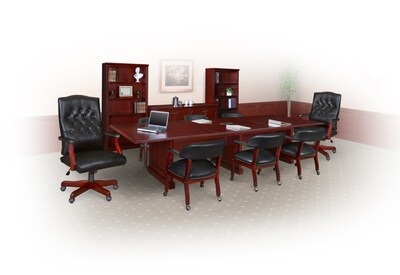 Regency Prestige Rectangular Conference Table, 29"H x 144"L x 50"D, Mahogany (TVCTRC14452MH)