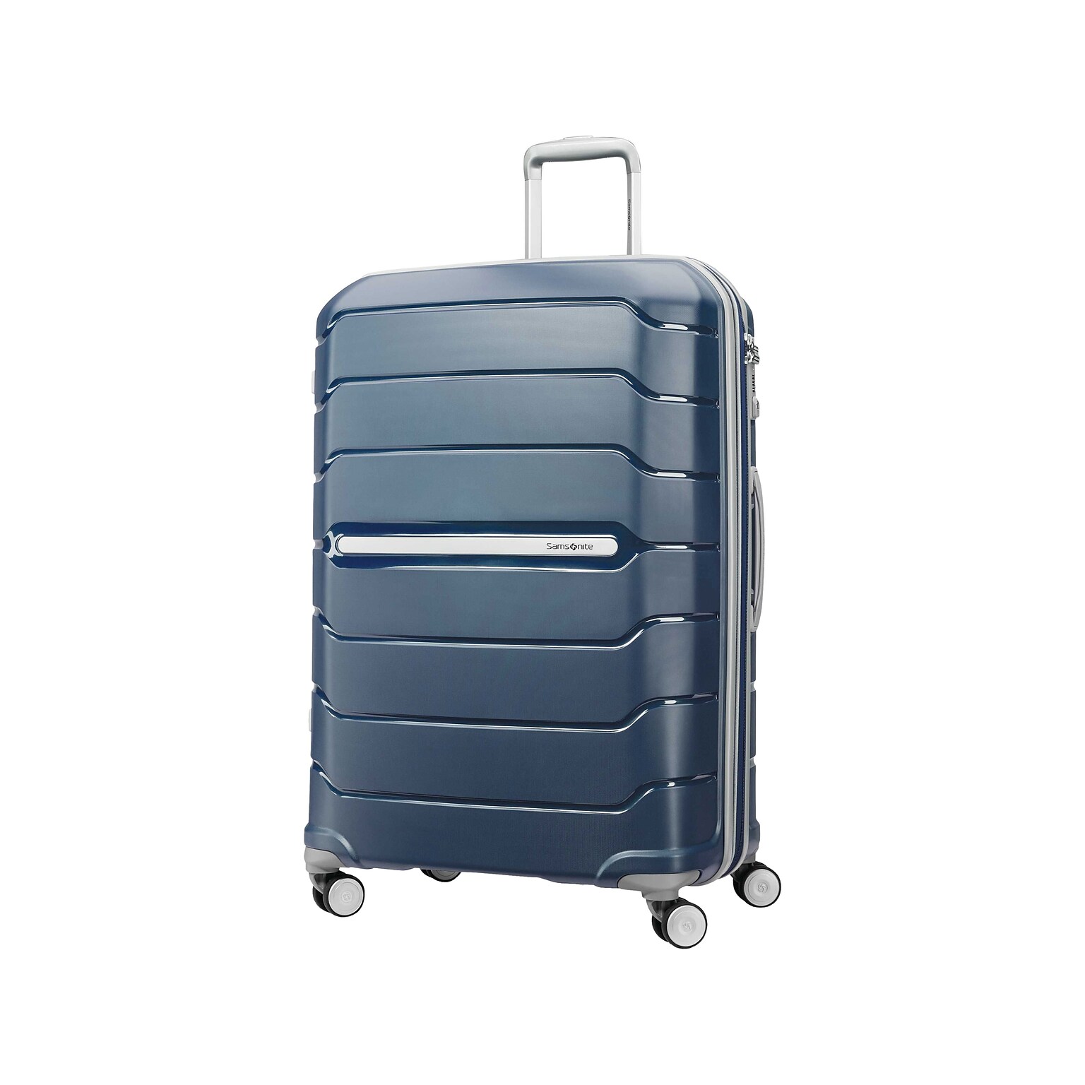 Samsonite Freeform 31.1 Hardside Suitcase, 4-Wheeled Spinner, TSA Checkpoint Friendly, Navy (78257-1596)