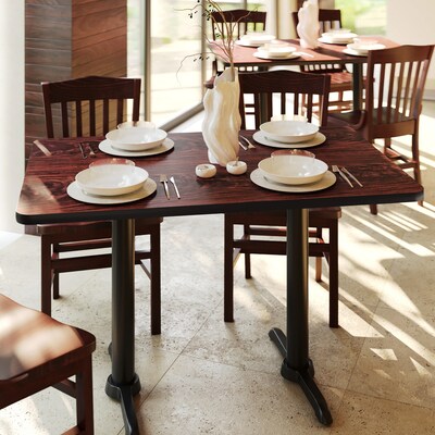 Flash Furniture Glenbrook 30W x 48D 1.125 Thickness Reversible Rectangular Table Top, Laminate, B