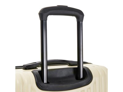 InUSA Drip Polycarbonate/ABS 3-Piece Luggage Set, Sand (IUDRISML-SAN)