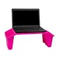 Mind Reader Sprout Collection 22.25" x 10.75" Plastic Kids' Lap Desk, Pink (KIDLAP-PNK)