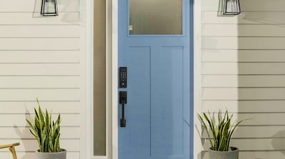 Philips Wi-Fi Smart Deadbolt with Palm Recognition & Handle – Matte Black