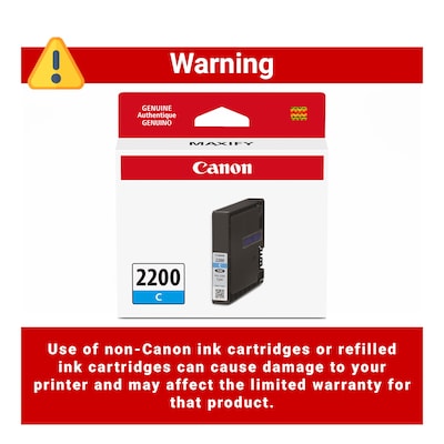 Canon PGI-2200 Cyan Standard Yield Ink Cartridge (9304B001)