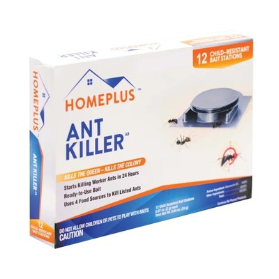 Home Plus Plastic Ant-Killing Systems, 12/Pack (PLASBON)