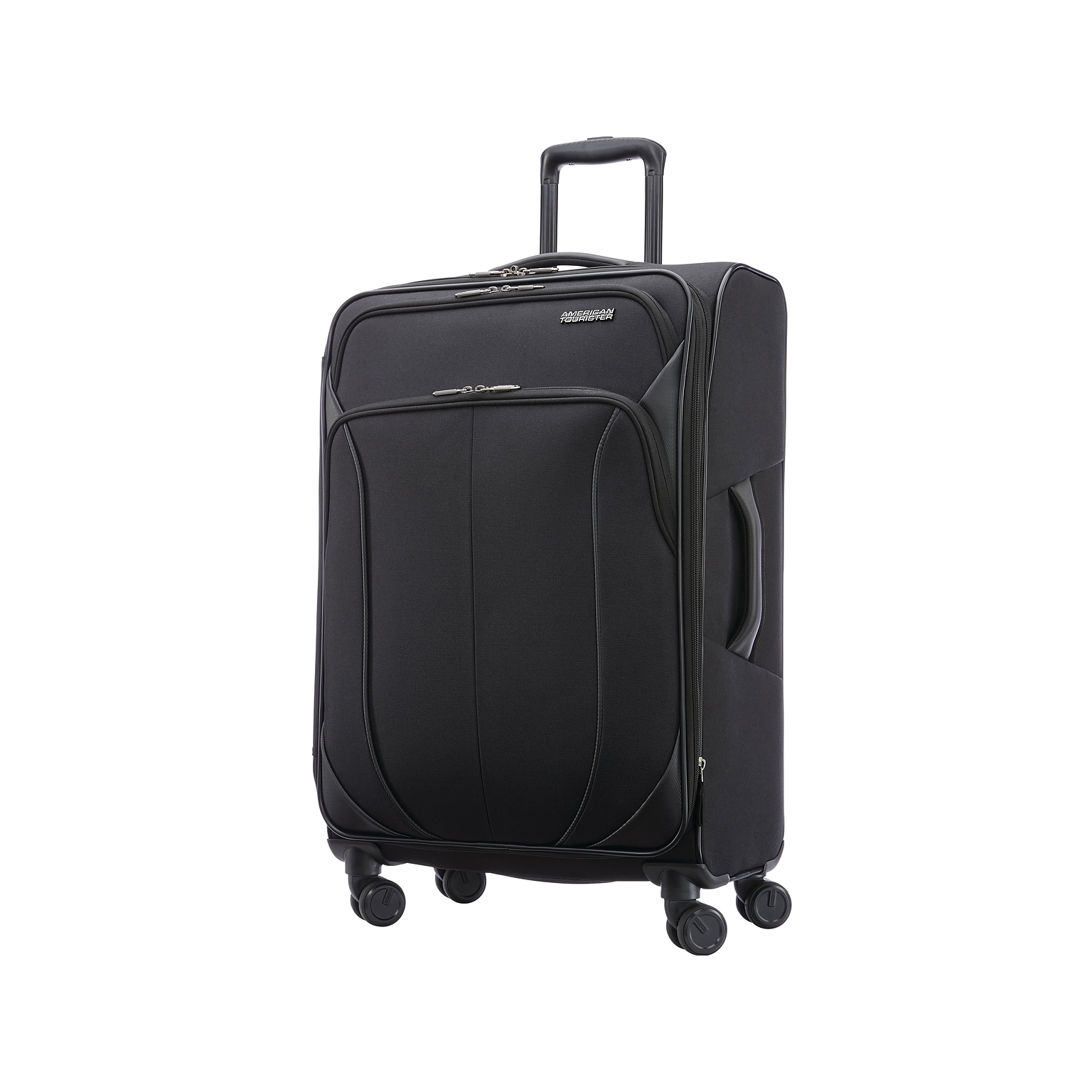 American Tourister 4 Kix 2.0 27.75 Suitcase, 4-Wheeled Spinner, Black (142353-1041)