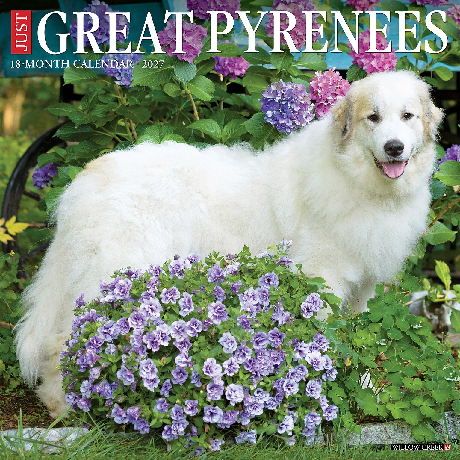2027 Willow Creek Great Pyrenees  12 x 12 Monthly Wall Calendar (60551)