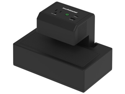 Luxor KwikBoost EdgePower A/C & USB Clamp-On Universal Desktop Charging Station, Black (KBEP-CGR)