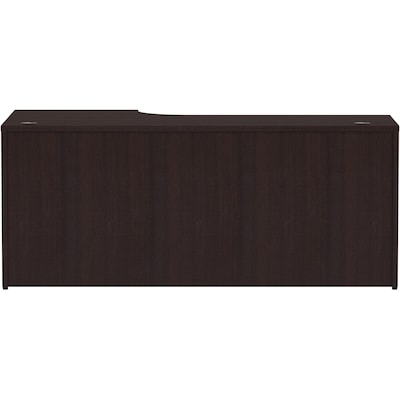 Lorell Essentials 29.5"H x 72"L Right Corner Credenza, Espresso (LLR18268)