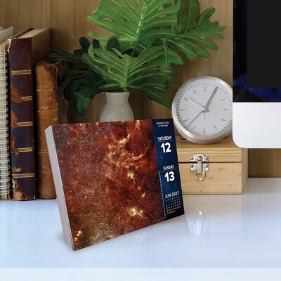 2027 Willow Creek Astronomy 6.2" x 5.4" Daily Day-to-Day Calendar, Assorted Colors (63248)