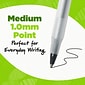 BIC Ecolutions Round Stic Ballpoint Pens, Medium Point, Black Ink, 10/Pack (GSME509-BLU)