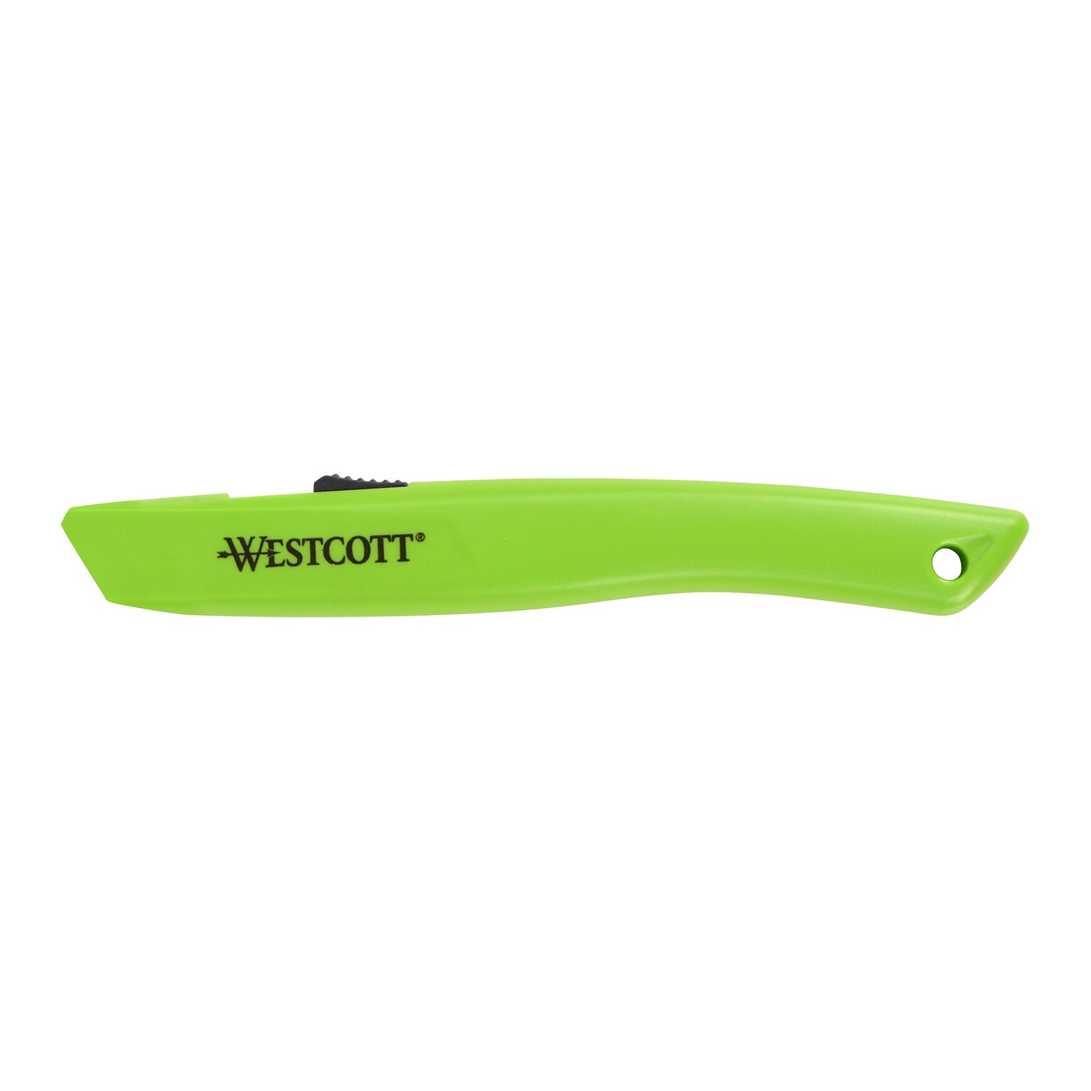 Westcott Full Size Safety Cutter Non Replaceable, Green, 12/Pack (00659)