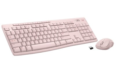 Logitech MK270 Wireless Keyboard and Optical Mouse Combo, Rose (920-013270)
