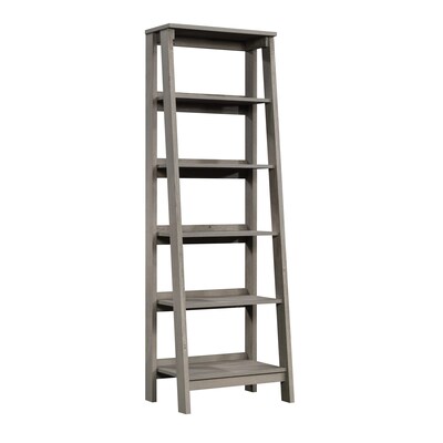 Sauder Trestle 71H 5-Shelf Bookcase, Mystic Oak (433198)