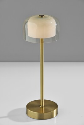 Adesso Benji LED Table Lamp, Antique Brass (3079-21)