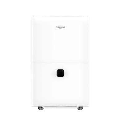 Whirlpool Energy Star 32-Pint Portable Dehumidifier, Covers up to 1,500 sq. ft., White (WHAD321AW)