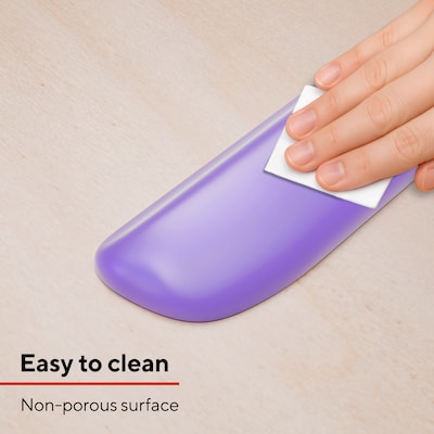 Staples TECH Gel Non-Skid Wrist Rest, Purple Crystal (79039)