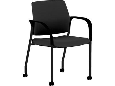 HON Ignition Fabric Multipurpose Stacking Chair, Black (HIGS6.F.H.U.CU10.T)