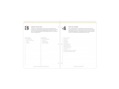 2023-2024 Blue Sky Day Designer Secret Garden 8.5" x 11" Academic Monthly Planner, Plastic Cover (137901-A24)
