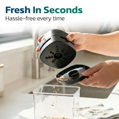 Purely C25 Wireless Mini Desktop Vacuum Cleaner, Black (PKBVC25)