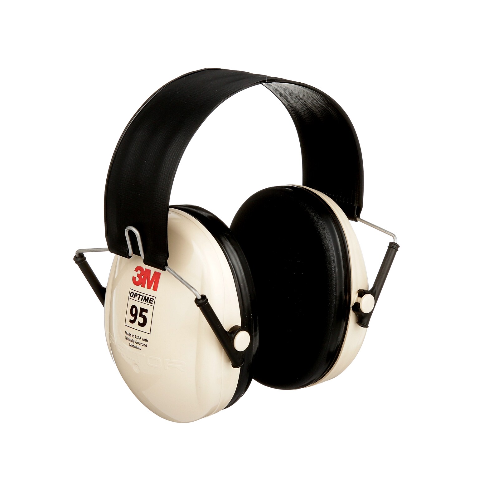 Peltor Optime 95 Folding Over-the-Head H6F/V Earmuffs, NRR 95 dB, Beige (MMMH6FV)