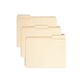 Smead 100% File Folder, Reinforced 1/3-Cut Tab, Letter Size, Manila, 100/Box (10347)