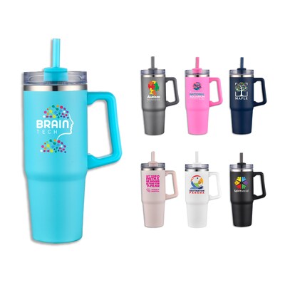 Custom Easy Traveler Stainless Steel Tumbler 30 oz