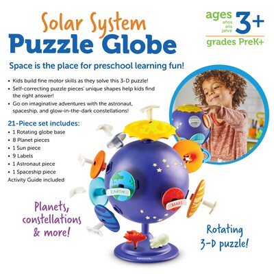 Learning Resources Solar System Puzzle Globe (LER3320)
