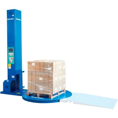 Global Industrial Semi-Automatic Stretch Wrap Machine, 112 Wrap Height (238508)