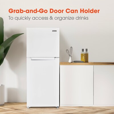 Magic Chef Refrigerator w/Freezer, 10.1 Cu. Ft., White (HMDR1000WE)