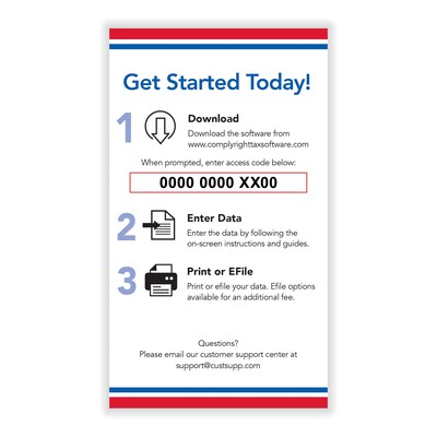 ComplyRight TaxRight 2025, Windows, Card for Download (11014)