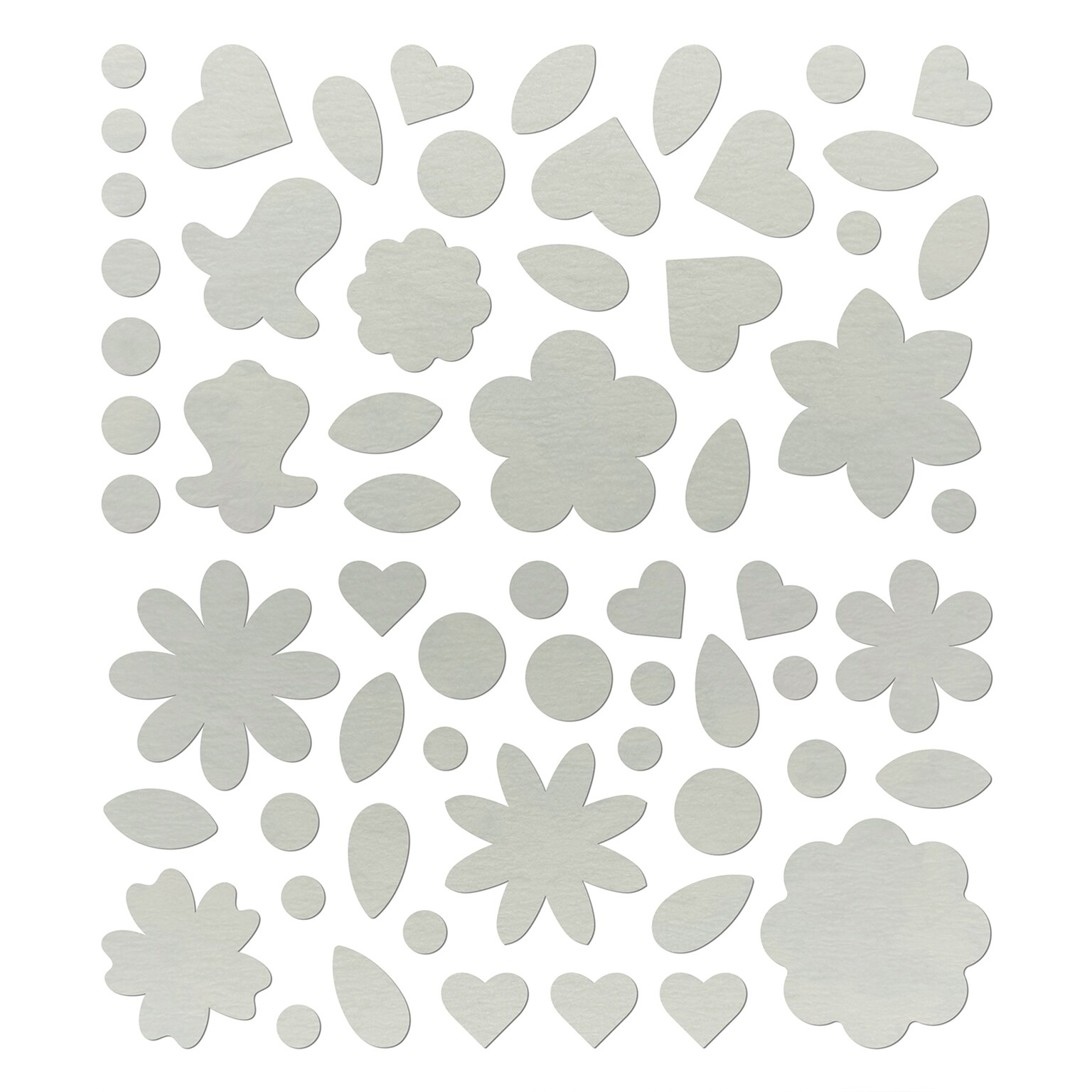 Roylco Blots of Flowers Blot Paper, 2, White, 310/Pack (R-15417)