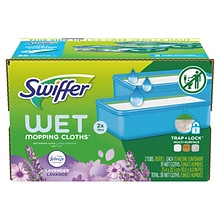 Swiffer Sweeper TRAP + LOCK Wet  Mop Cloth, Lavender, 38/Pack (00743)