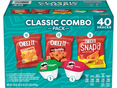 Kelloggs Classic Combo Variety Snack Pack, 40/Carton (2410012409)