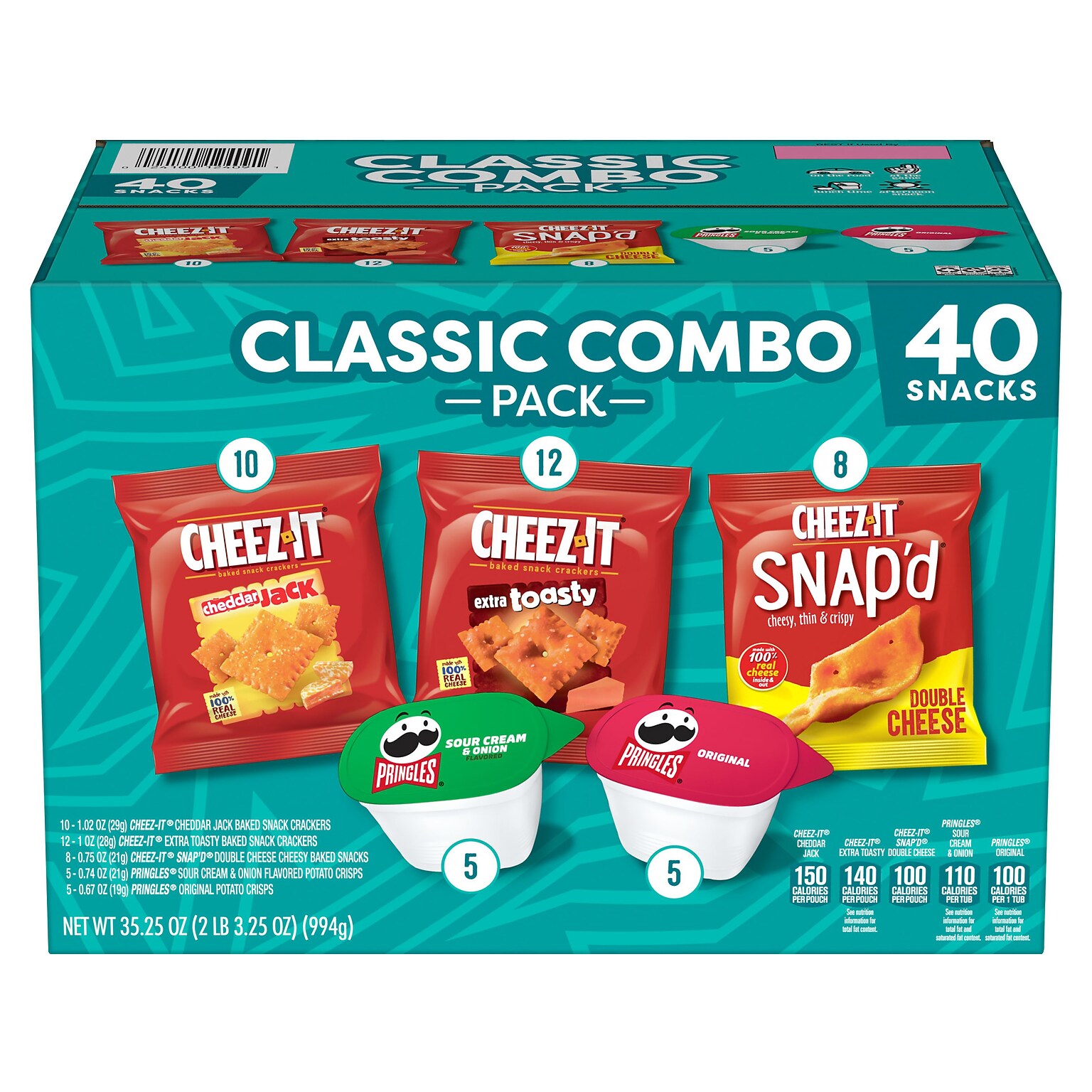 Kelloggs Classic Combo Variety Snack Pack, 40/Carton (2410012409)