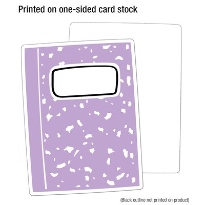 Carson Dellosa Education Notebooks and Pens Cut-Outs, 36/Pack, 3 Packs/Bundle (CD-120632-3)