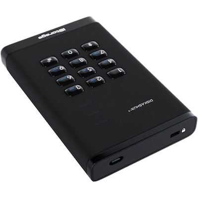 iStorage diskAshur3 2TB 2.5" USB 3.2 Gen 1 Encrypted Portable External Solid State Drive (IS-DA3-256-SSD-2000)