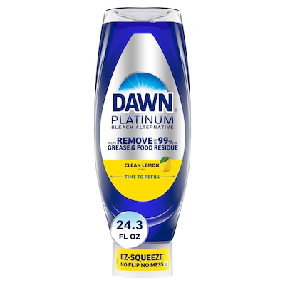 Dawn Platinum EZ-Squeeze Dish Soap, Clean Lemon, 24.3 fl.oz (11819)