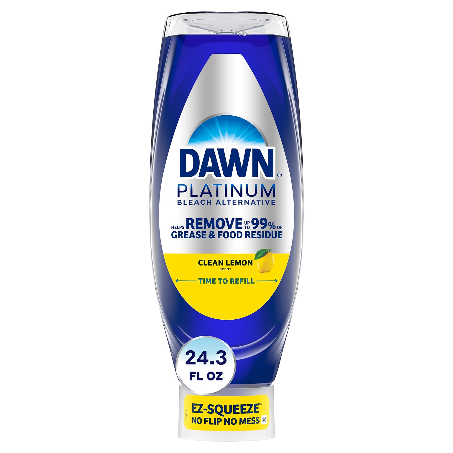 Dawn Platinum EZ-Squeeze Dish Soap, Clean Lemon, 24.3 fl.oz (11819)