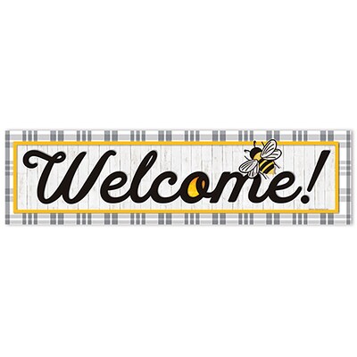 Eureka The Hive Welcome Horizontal Banner, 45 x 12, 6/Pack (EU-849344-6)