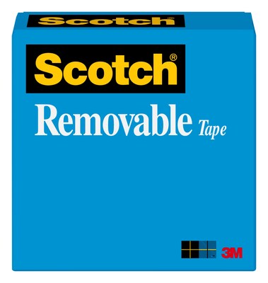 Scotch® Removable Invisible Tape, 3/4 x 36 yds., 1 Roll (811)