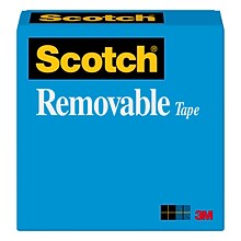 Scotch® Removable Invisible Tape, 3/4 x 36 yds., 1 Roll (811)