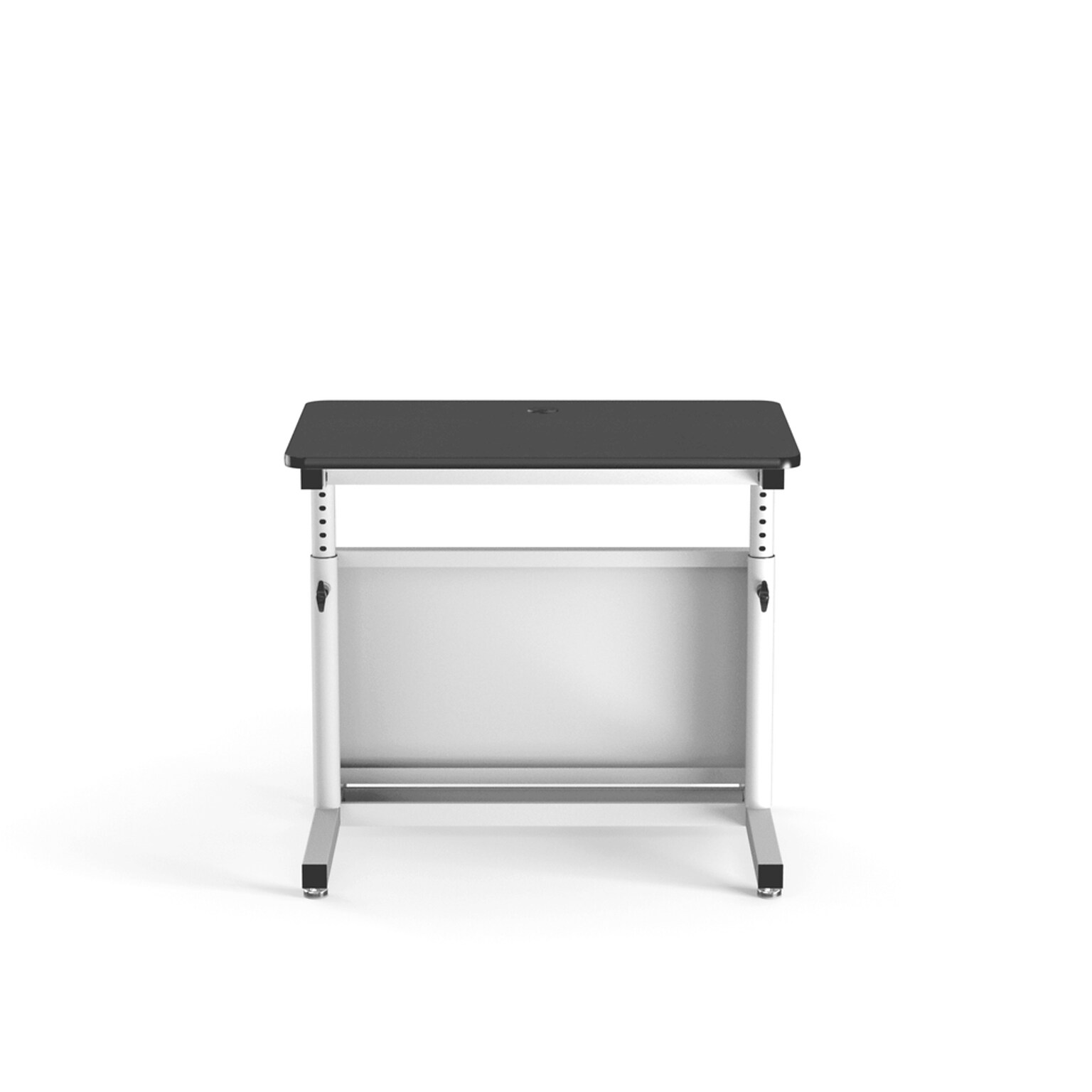 VersaDesk Deluxe 36W Manual Adjustable Standing Computer Table, Black/White (CTL3624-WB)