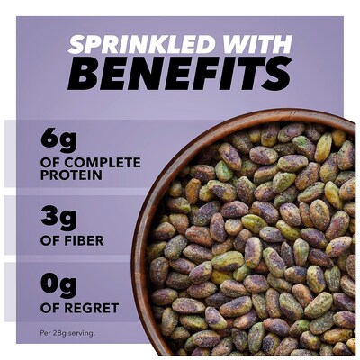 Wonderful Pistachios Sea Salt & Pepper Pistachios, 2.25 oz., 8 Bags/Box (SP0146A25M)