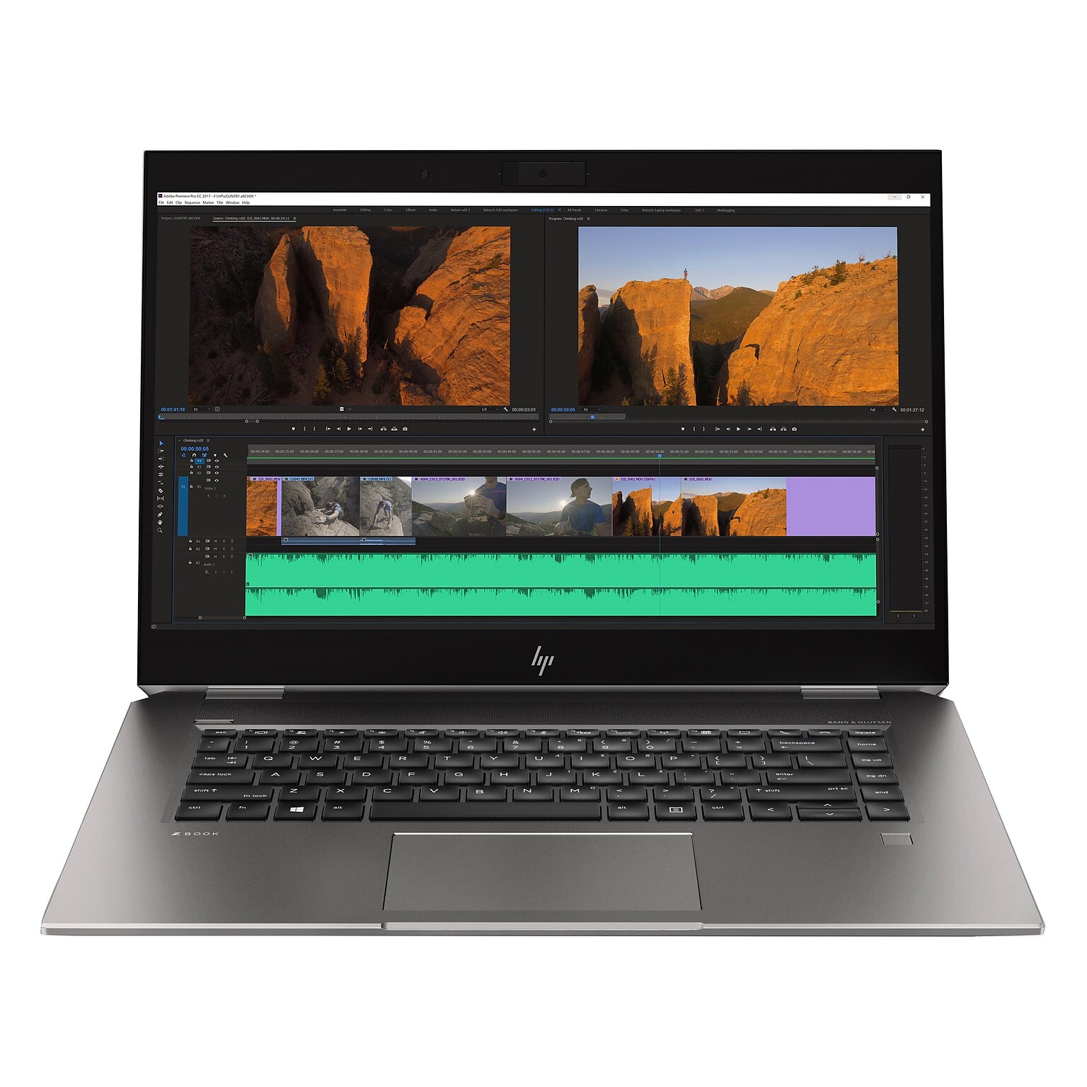 HP ZBook Studio G5 15.6 Refurbished Laptop, Intel Core i7-8850H 2.6GHz, 16GB RAM, 512GB SSD, Windows 11 Pro (J5-ZSG5A01)