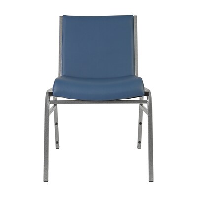 Flash Furniture HERCULES Vinyl Stacking Chair, Navy (XU60153NVYVYL)