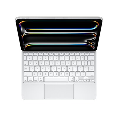 Apple Magic Keyboard for 11" iPad Pro (M4), White (MWR03LL/A)