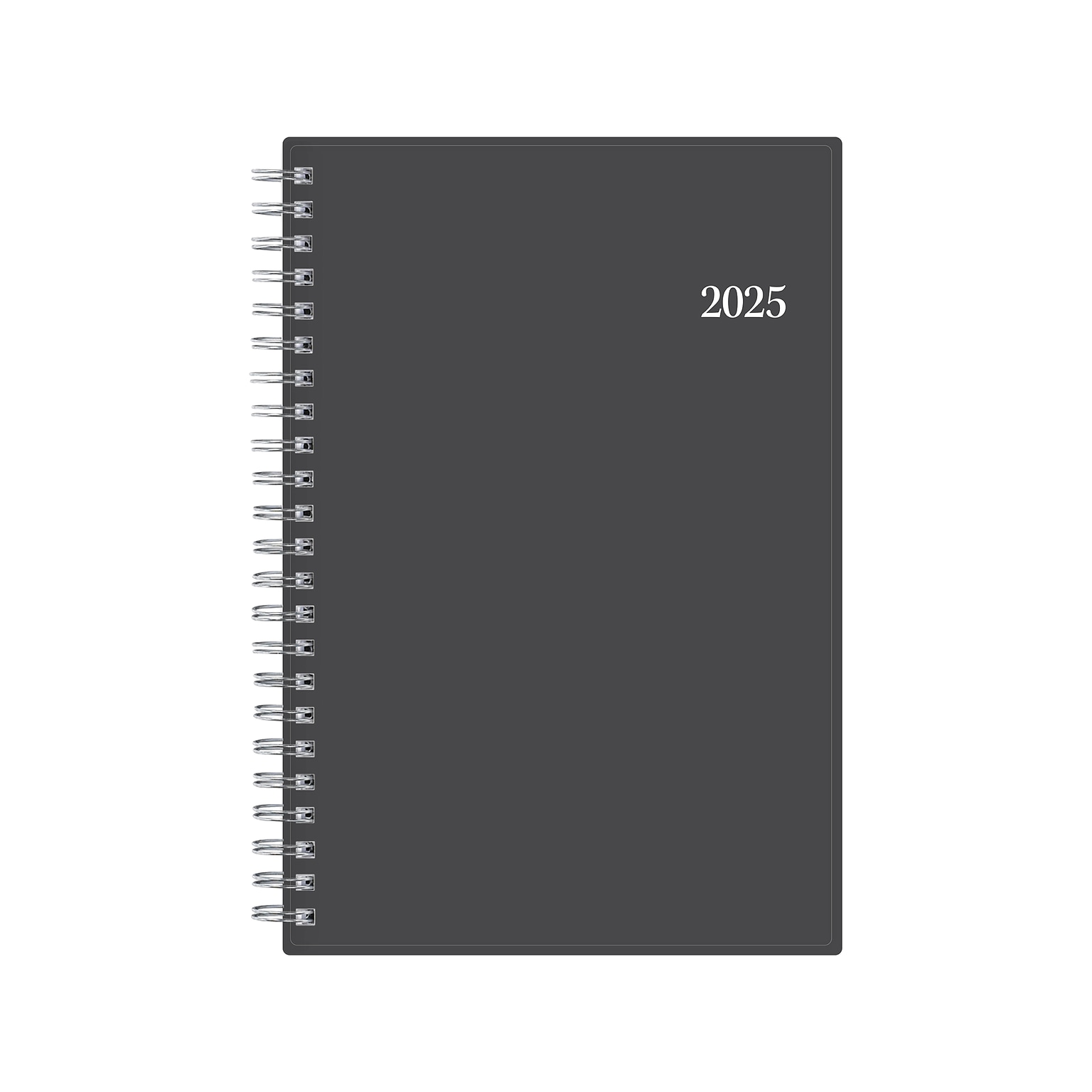 2025 Blue Sky Passages 5.88 x 8.63 Weekly & Monthly Planner, Plastic Cover, Charcoal Gray (100010-25)