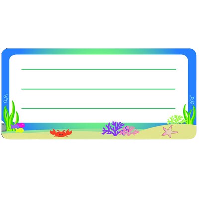 Creative Shapes Etc. Under the Sea Nametags, 36/Pack, 6 Packs (SE-824-6)