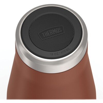 Thermos Icon Stainless Steel Vacuum Insulated Tumbler, 16 oz., Saddle (IS1012SD4)